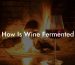 How Is Wine Fermented