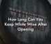 How Long Can You Keep White Wine After Opening