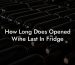 How Long Does Opened Wine Last In Fridge