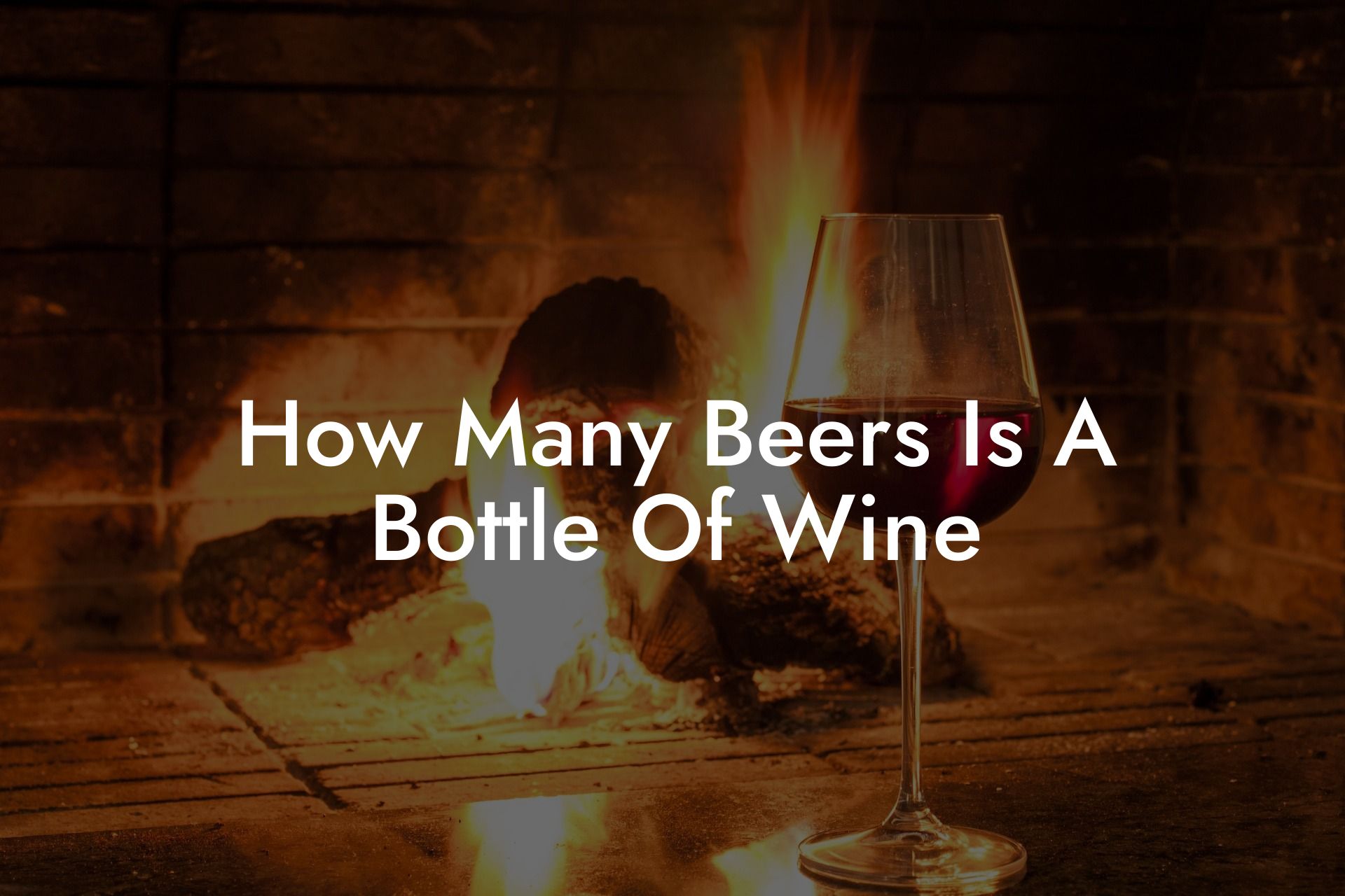 How Many Beers Is A Bottle Of Wine