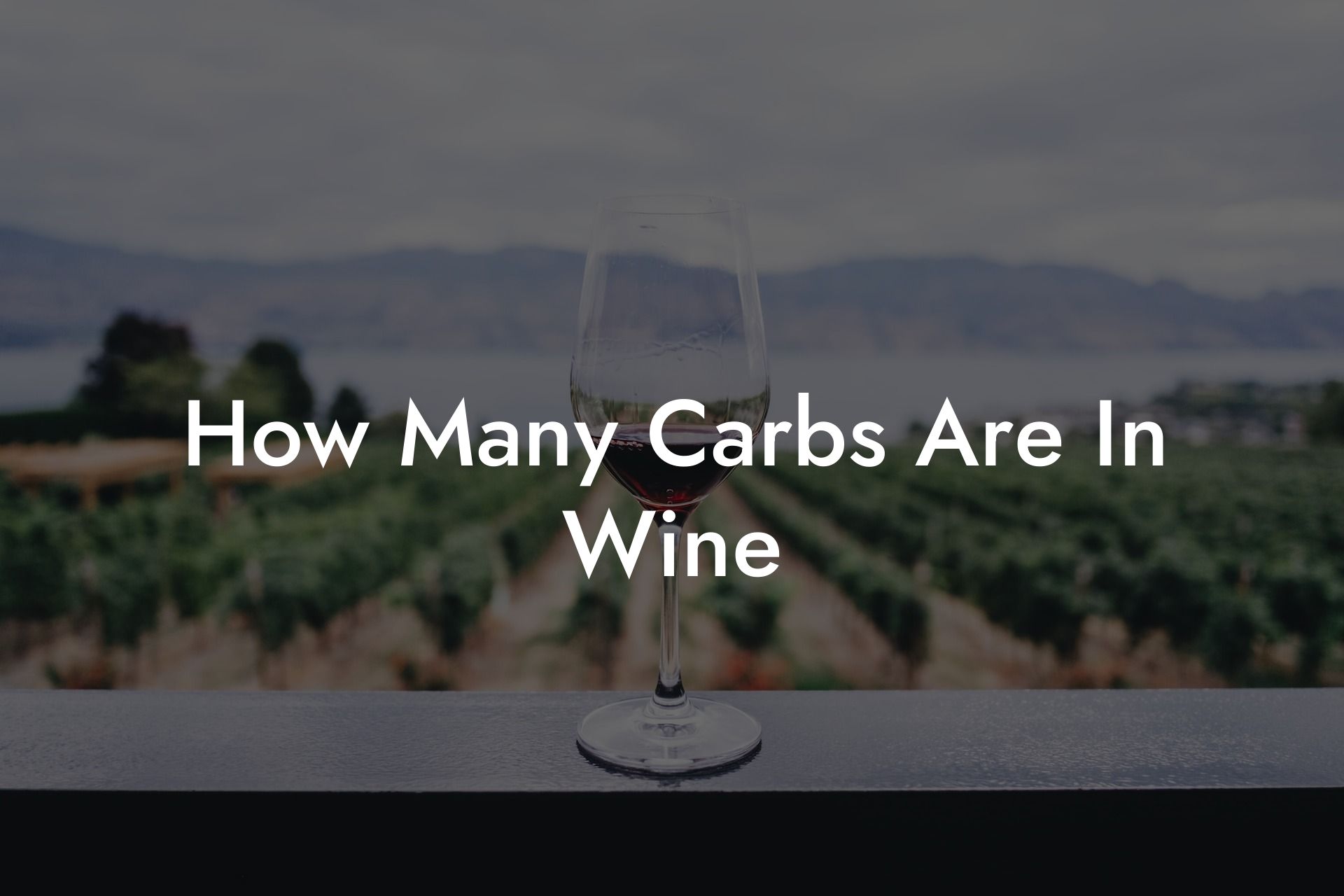 How Many Carbs Are In Wine