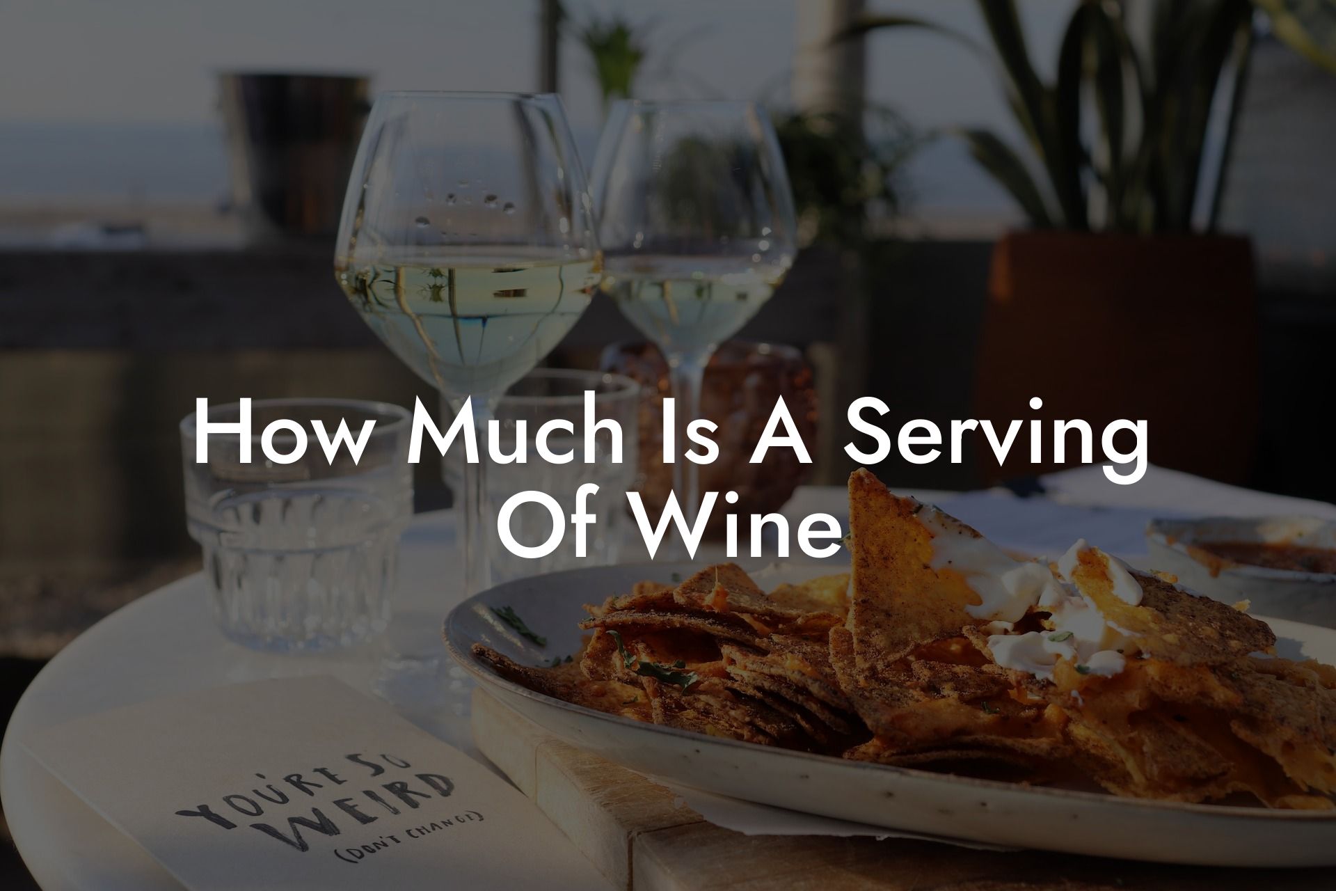 How Much Is A Serving Of Wine