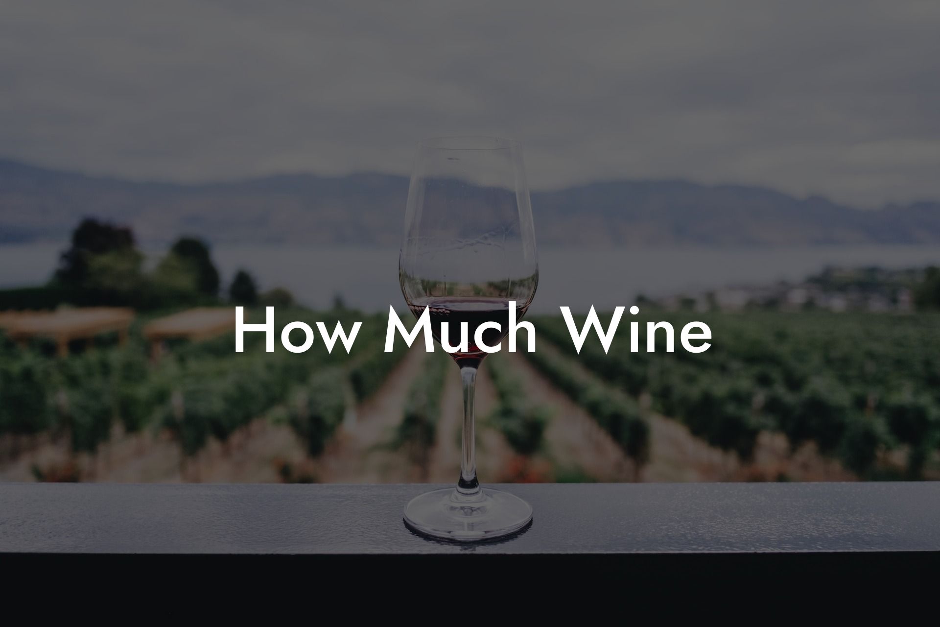 How Much Wine