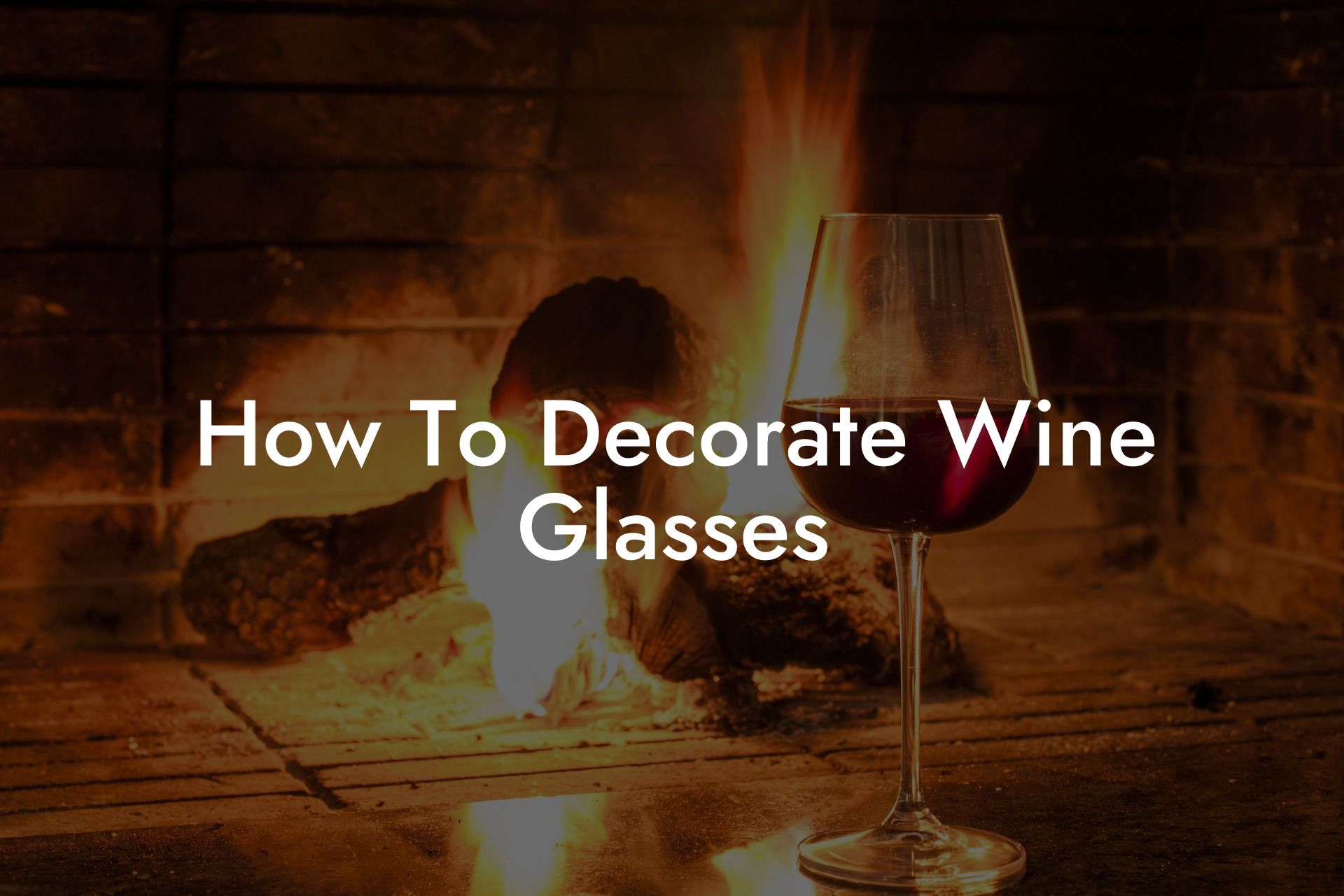 How To Decorate Wine Glasses
