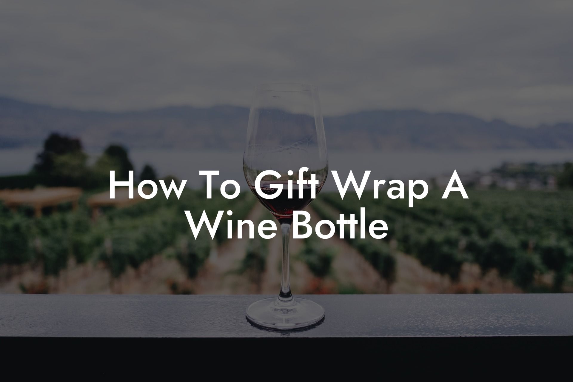 How To Gift Wrap A Wine Bottle