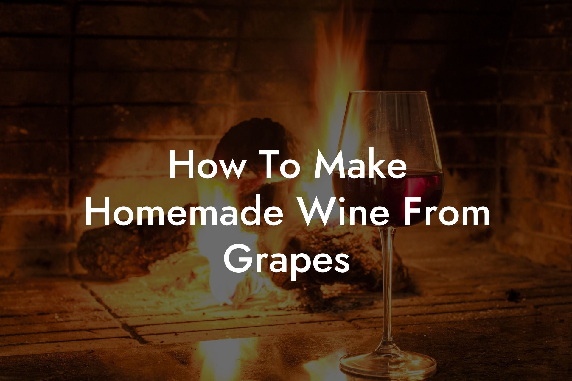 How To Make Homemade Wine From Grapes