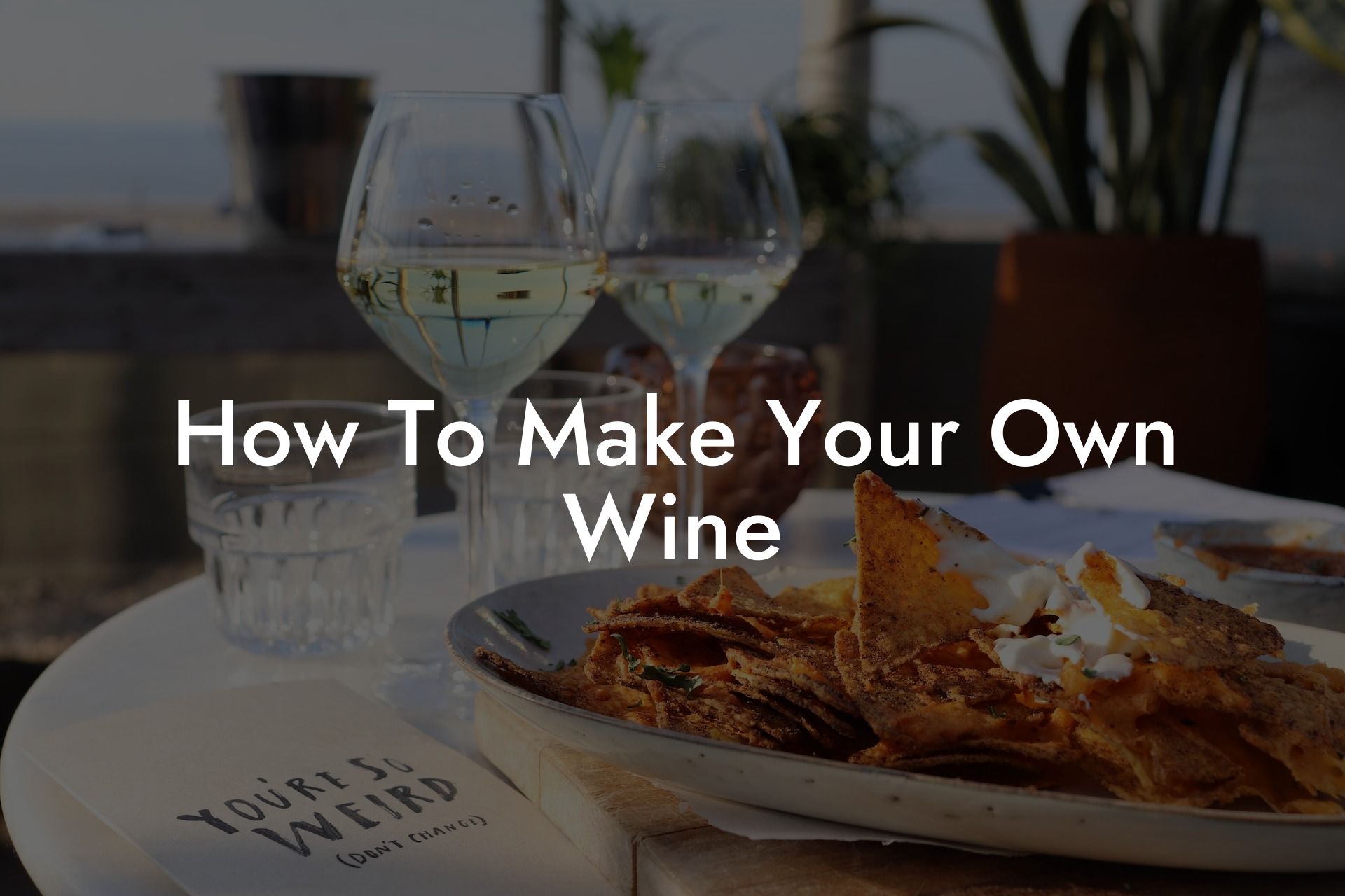 How To Make Your Own Wine