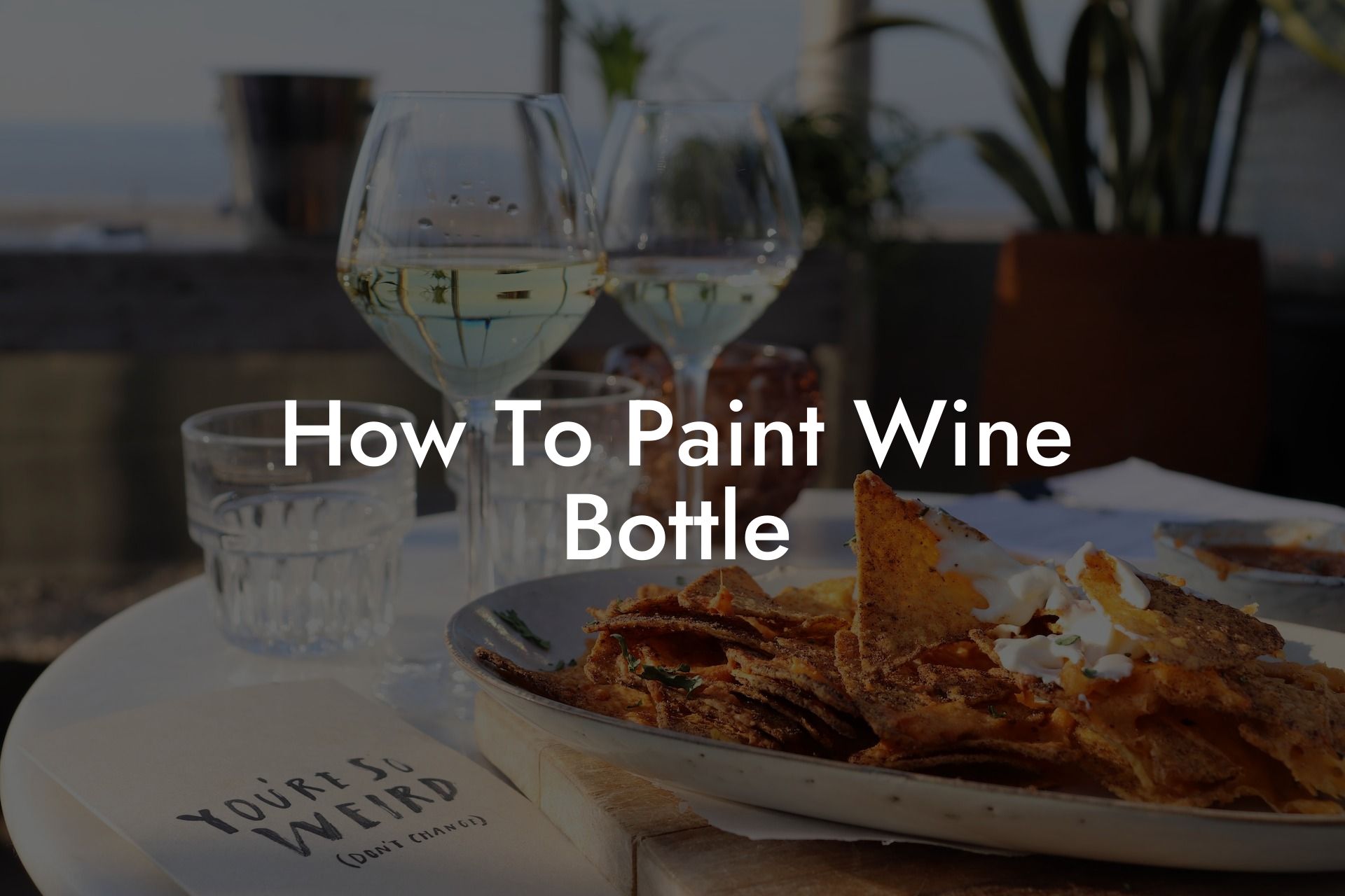 How To Paint Wine Bottle
