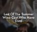 Last Of The Summer Wine Cast Who Have Died