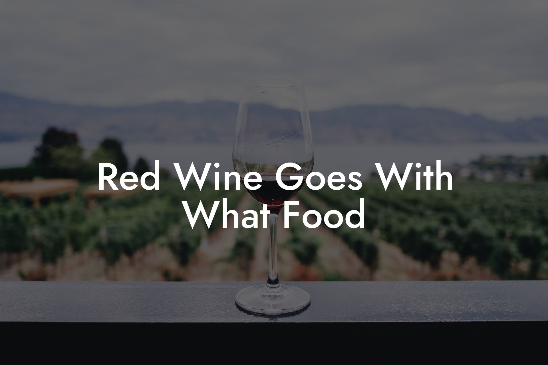 Red Wine Goes With What Food