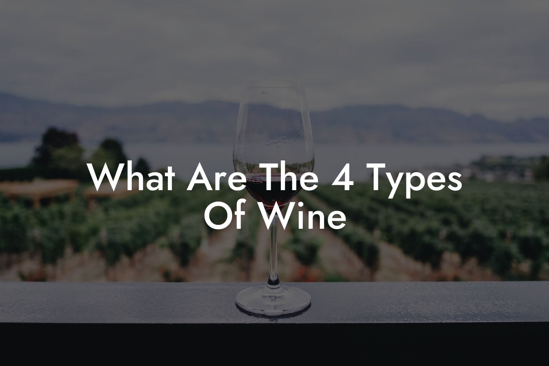 What Are The 4 Types Of Wine