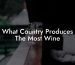 What Country Produces The Most Wine
