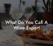 What Do You Call A Wine Expert