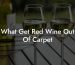 What Get Red Wine Out Of Carpet