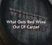 What Gets Red Wine Out Of Carpet