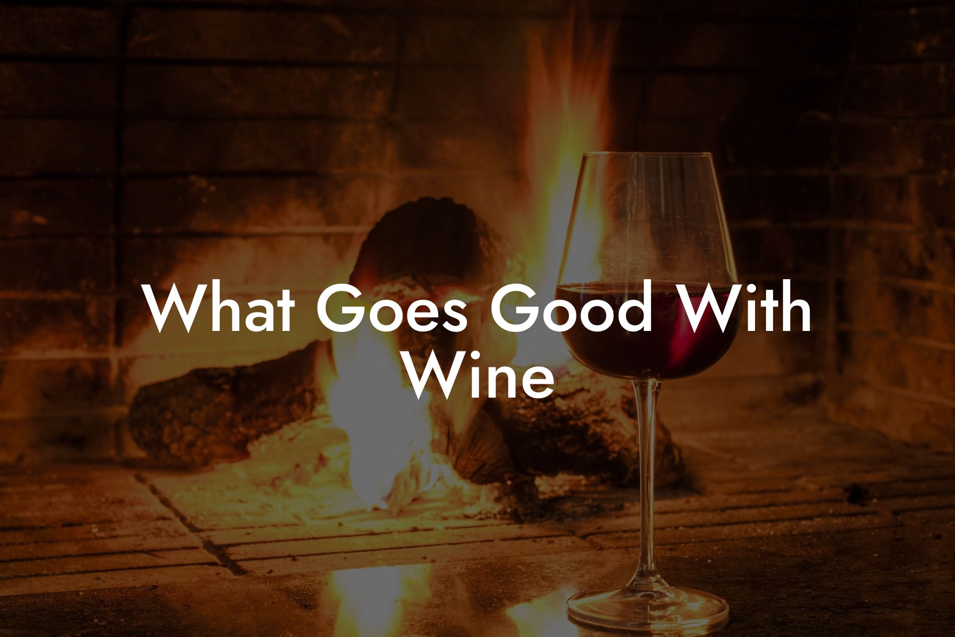 What Goes Good With Wine