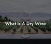 What Is A Dry Wine