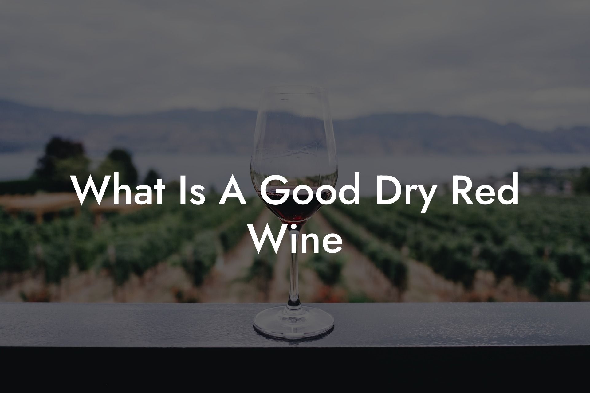 What Is A Good Dry Red Wine