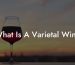 What Is A Varietal Wine