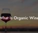 What Is Organic Wine