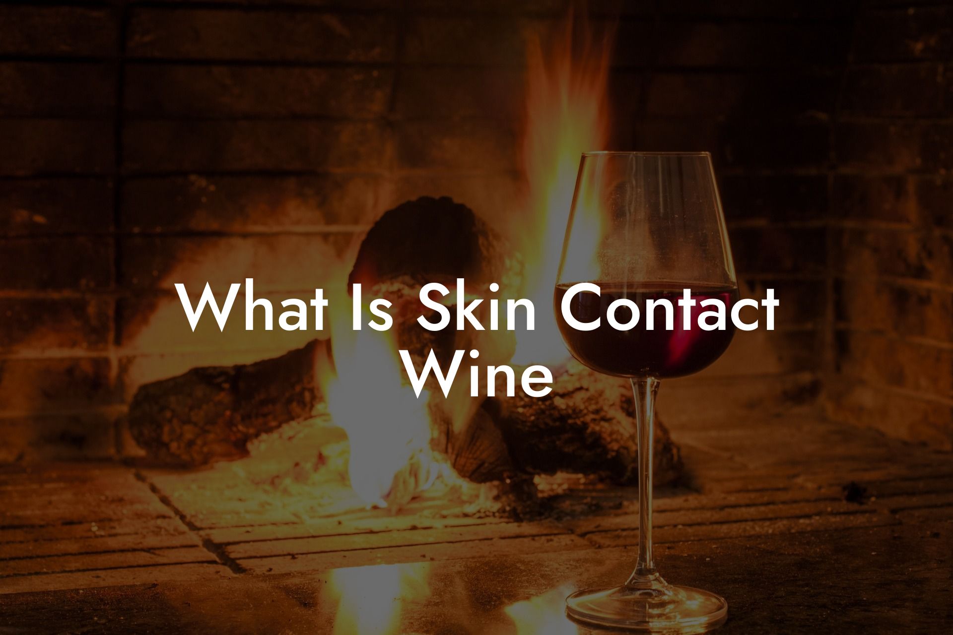 What Is Skin Contact Wine