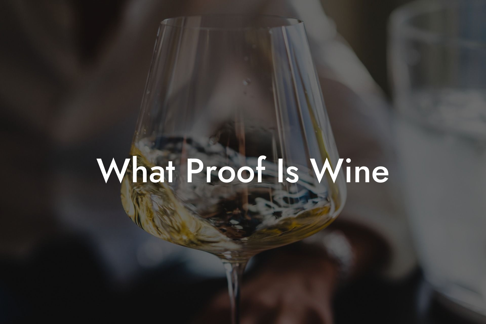 What Proof Is Wine