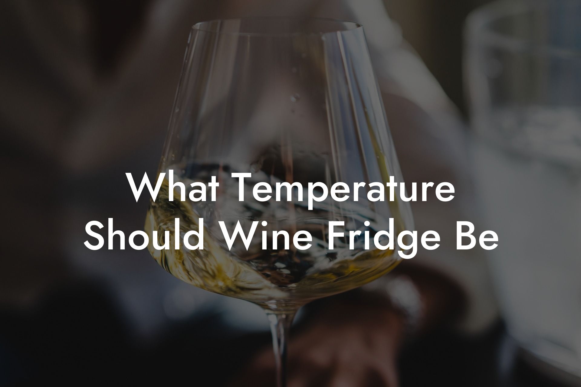What Temperature Should Wine Fridge Be