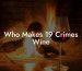 Who Makes 19 Crimes Wine