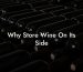 Why Store Wine On Its Side