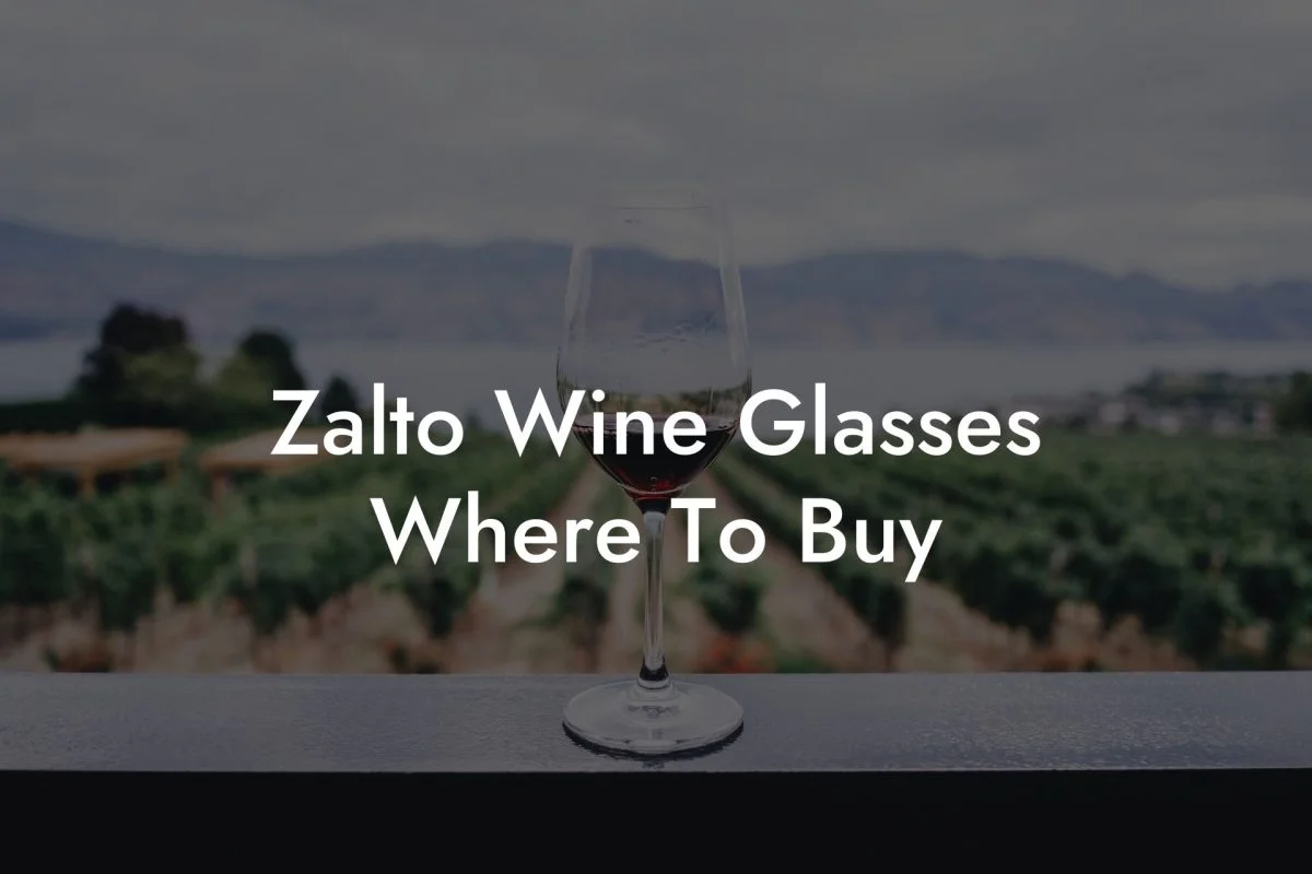 Zalto Wine Glasses Where To Buy